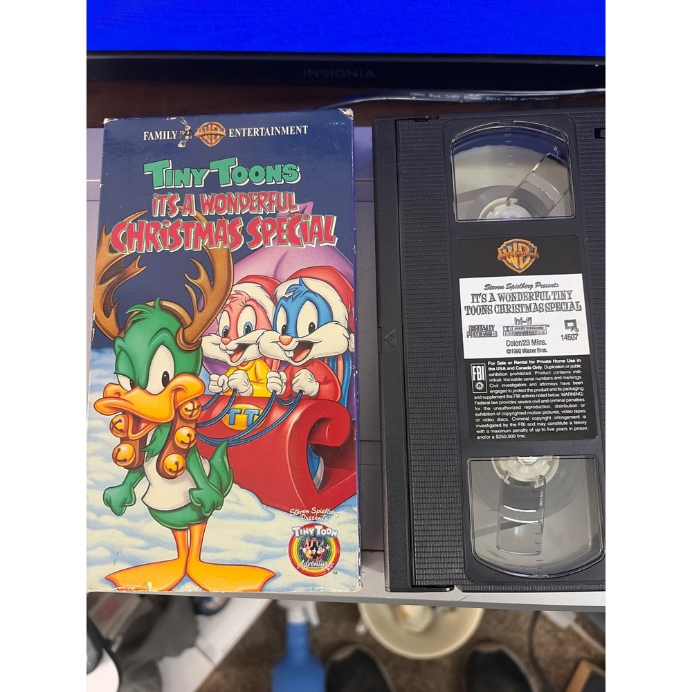 Tiny Toons It's A Wonderful Christmas Special VHS‎ 1996 Warner Bros
